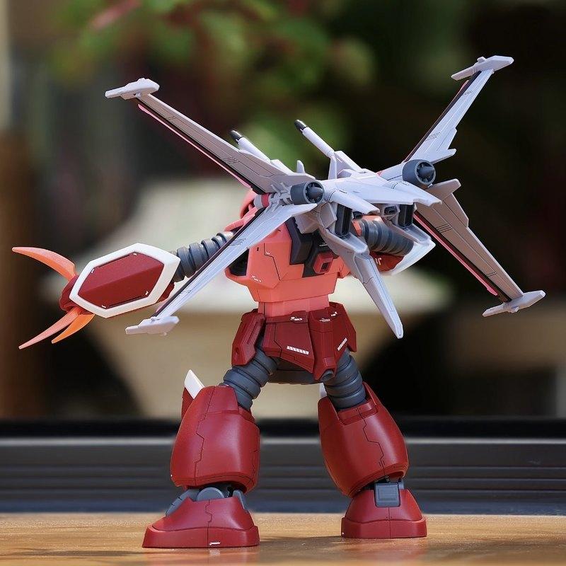 HG 1/144 Justice Z'Gok Aslan Seed Freedom Ver Action Figures Assembly Model Kit Toys With Display Stand Anime Collectible Durable Gift