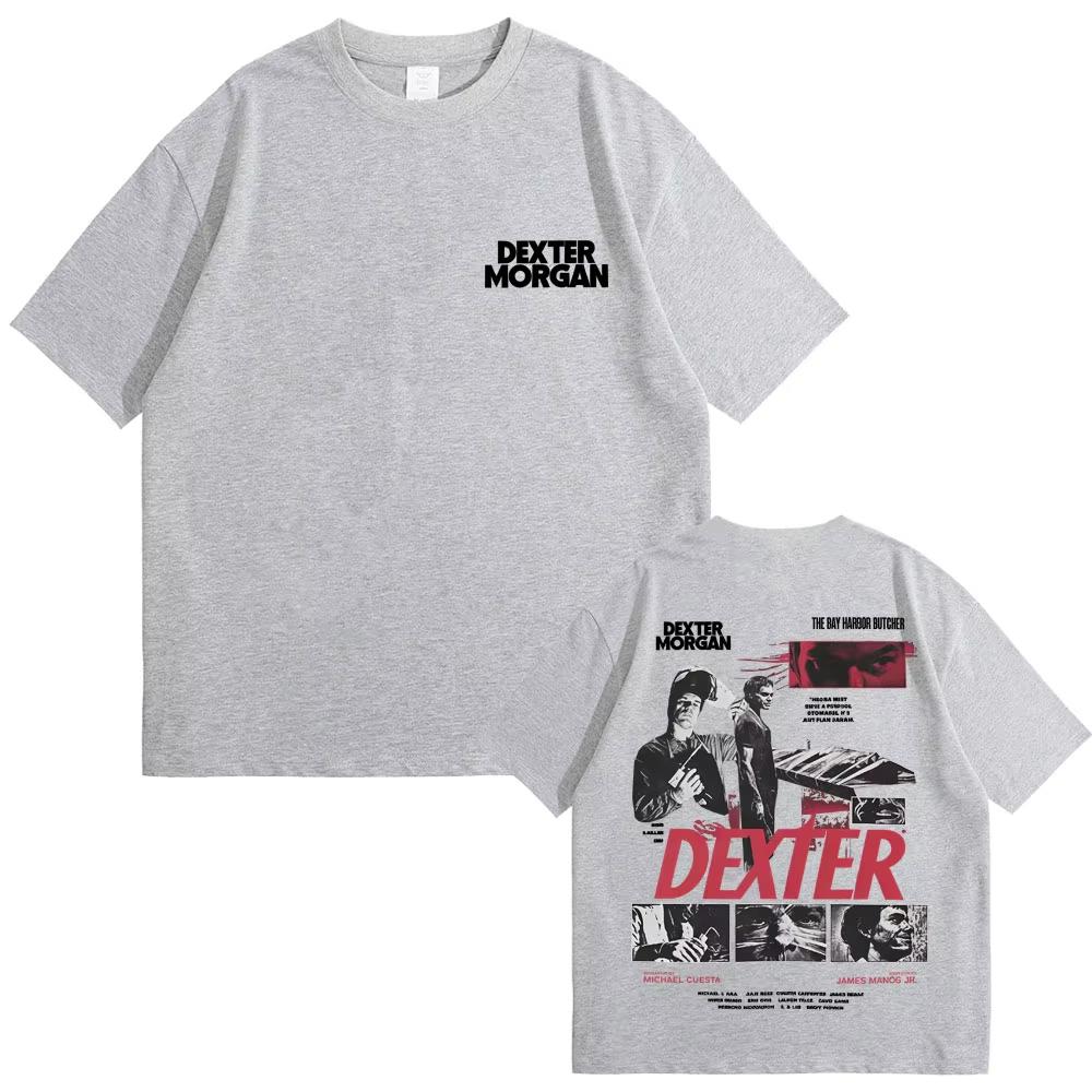 

Dexter Morgan The Bay Harbour Butcher T-shirt Men s Women Clothing Casual Cotton Vintage T Shirts Male Oversized T-shirt 3XL