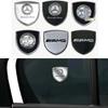 Jbfd2 2pcs Is Suitable for Mercedes-Benz AMG Badge W204 W213 W212 W205 W211 W176 C300 3D Stereo Metal Window Logo Decorative Sticker.