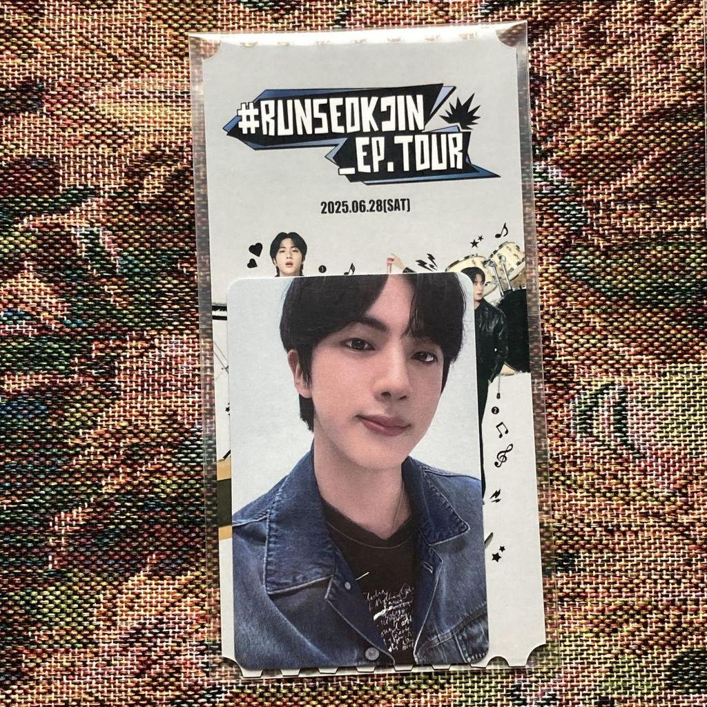 [USED] RUNSEOKJIN_EP.TOUR 6/28 BTS JIN Trading Card