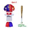 Top Quality Girls  Suicide Harley Quinn Cosplay Costumes Squad  Monster Stitched Jacket Pants Sets Halloween Costume