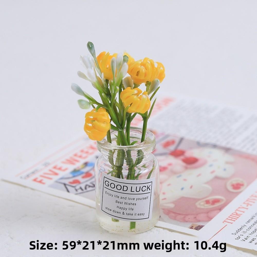 

Креативная светящаяся ваза для цветов из смолы для украшения автомобиля Large vase жёлтый