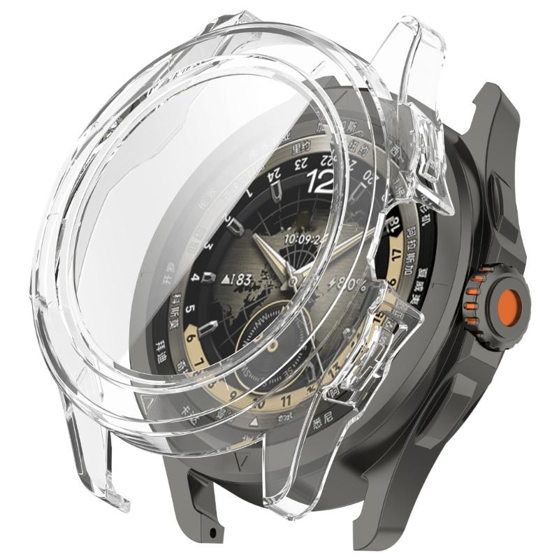 Protective Housing Cover For Watch Sport Smartwatch With Integrated Screen Guard, Shockproof Easy Installation PC Glass