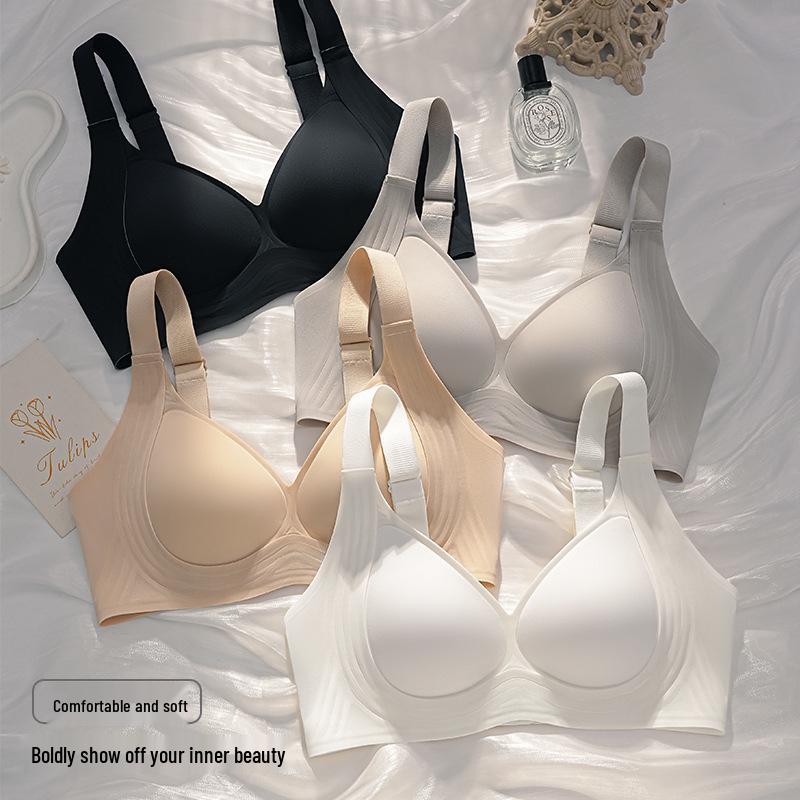 Breathable Push-Up W-Shaped Bra: Lifting Support for Smaller Busts, No Underwire, Summer Thin Style