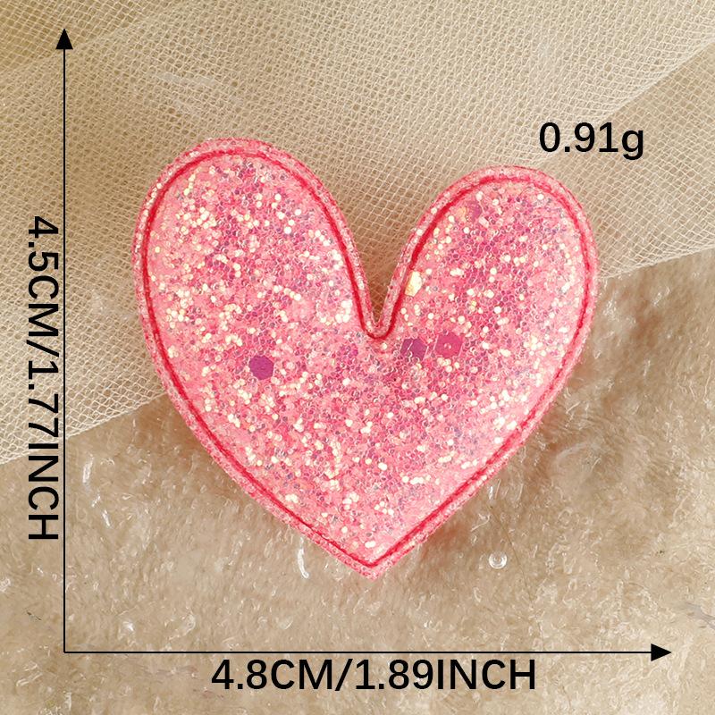 Duoku Three-Dimensional Love Badge Embroidery Sticker Sequins Love Accessories Hairpin Cloth Label Clothing Accessories Patch Cloth Sticker