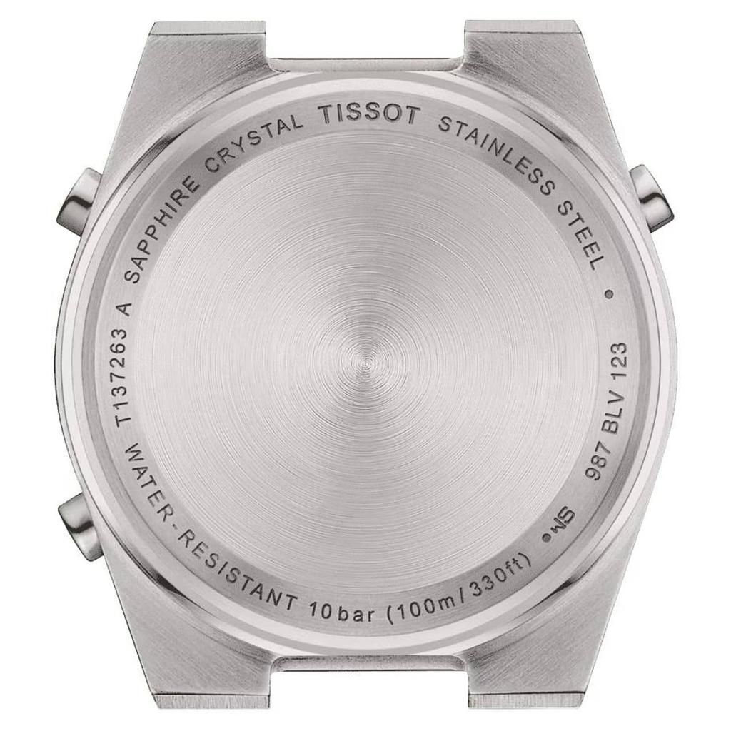 TISSOT PRX Digital 35mm Unisex Watch with Silver Dial and Bracelet (T1372631103000) [Official Import]