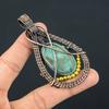 Amazonite Gemstone Pendant Handmade Jewelry, 999 Copper Wire Wrapped Pendant Sodalite Jewelry, Gift For Her Women Pendant Brand New Pendant