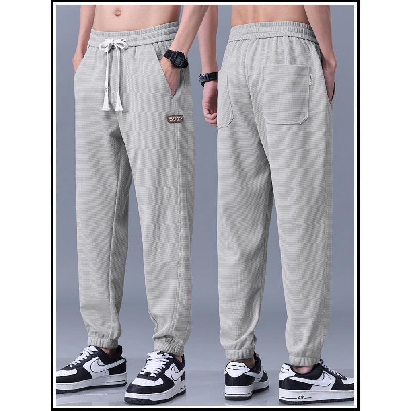 High-quality 2026 summer lightweight men's casual jogger pants