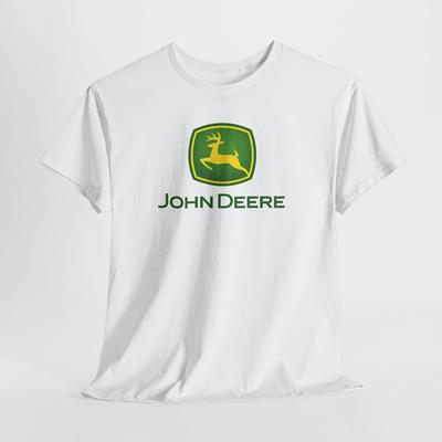 John Deere T-Shirt – Unisex Baumwoll-T-Shirt mit Traktor für Männer, Frauen oder Fans