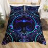 Pisces Bedding Set Mystery 12 Constellations Duvet Cover Set For Kids Teens Adults Boho Fish Print Comforter Cover Bedroom Decor
