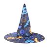 Light-Up Spiderweb Witch Hat Halloween Decoration