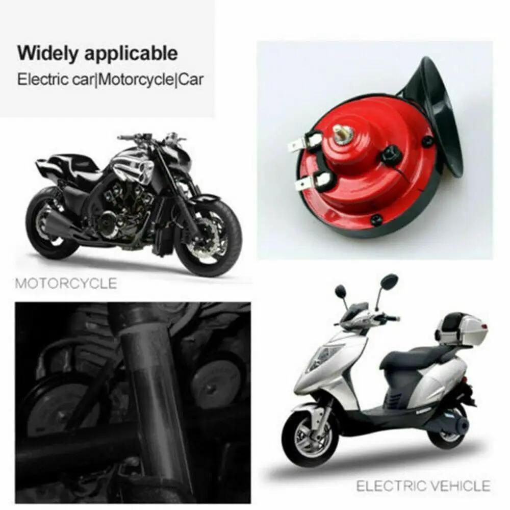 1/2Pcs 300 DB Car Horn: 12V Electric Snail Horn, Raging Sound Air Horn, for Car Motorcycle Trucks
