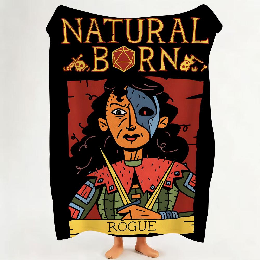 

Game D Dungeon M Mayhem Throw hot Flannel Throw Blanket Suitable for Sofa Living Room Bedroom soft 75cmx90cm