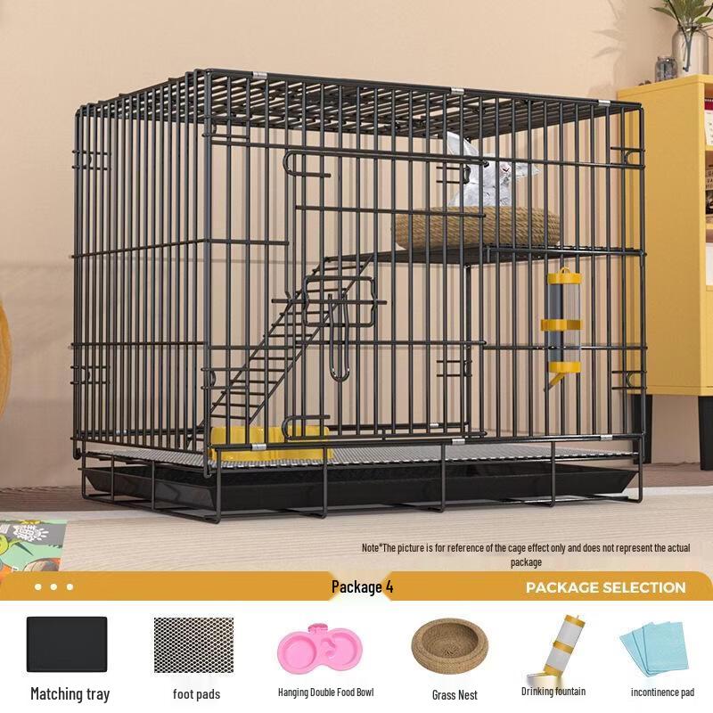 JINGRUIXIANG Двухъярусный домашний набор клеток для кроликов