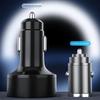 200W Compact Car Charger USB Fast Charging Adapter Dual Port Mini Phone Charger