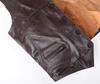 New Genuine Leather Vest Winter Vest with Warm Shoulder and Thickened Fur Integrated