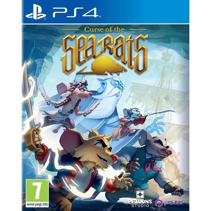 Jeu d'Aventure - JUST FOR GAMES - Curse Of The Sea Rats - 1 à 4 joueurs - Animations dessinées à la main - PS4