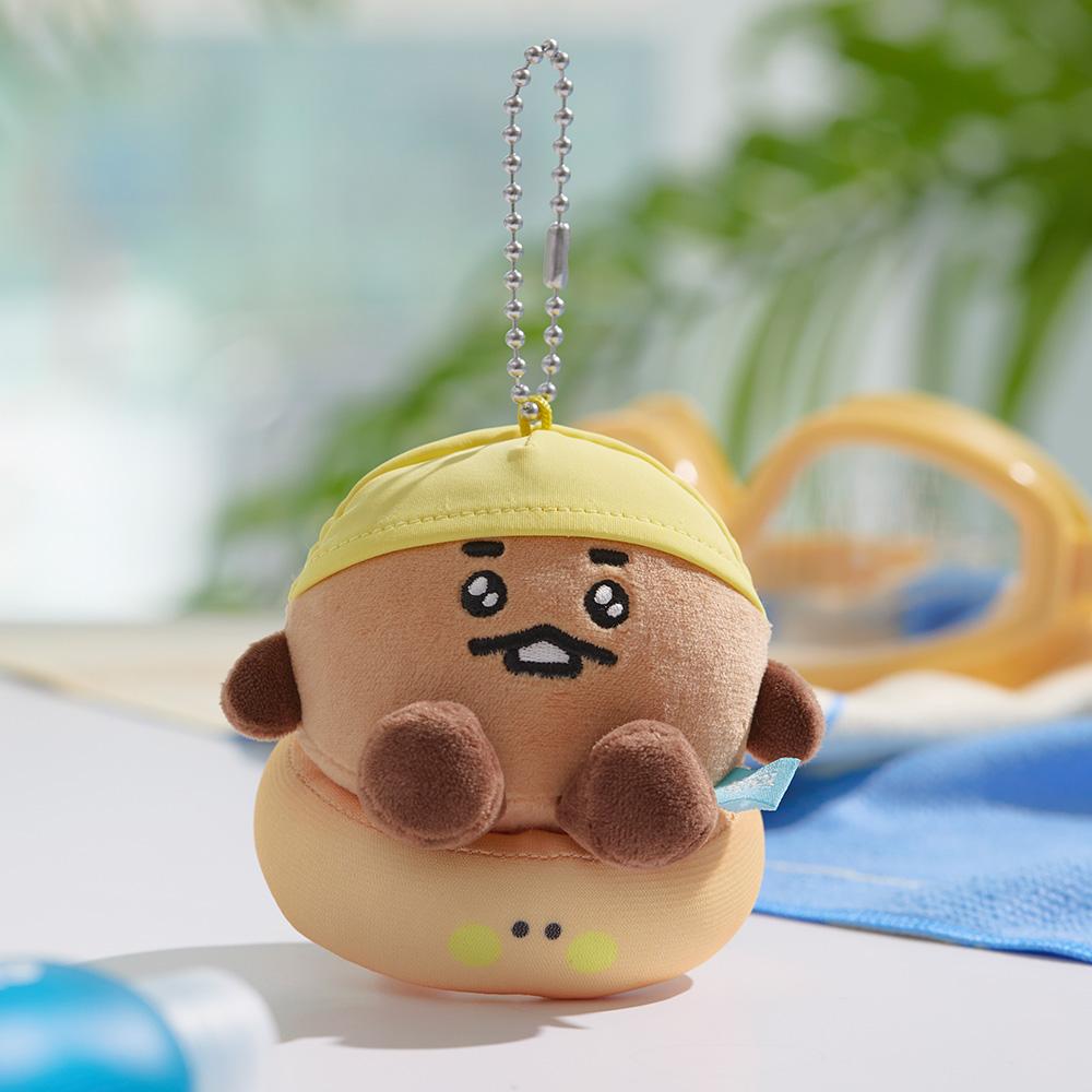 BT21 SHOOKY BABY Splashing Edition Plush Doll Keyring