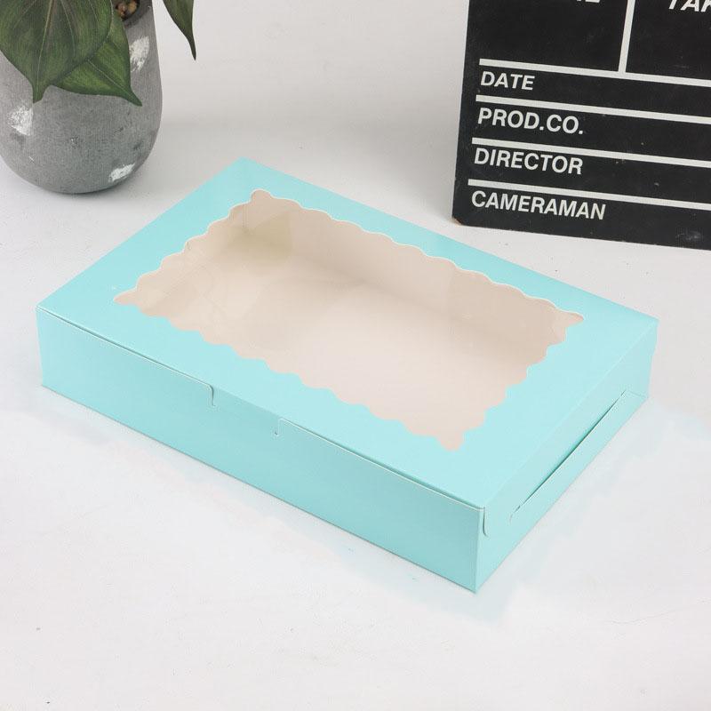 WTEMPO Faltbare Klarsichtfenster Geschenkboxen DIY Einfach Elegant Universelle Verpackungsboxen Ideal für die Aufbewahrung und das Verschenken empfindlicher Gegenstände