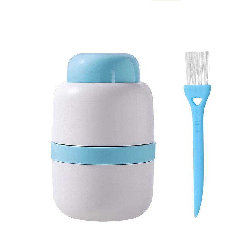 

Портативна 2-в-1 таблетниця з таблеткорізкою для розрізання маленьких або великих таблеток навпіл і на чверть. Дорожній органайзер для таблеток. синій