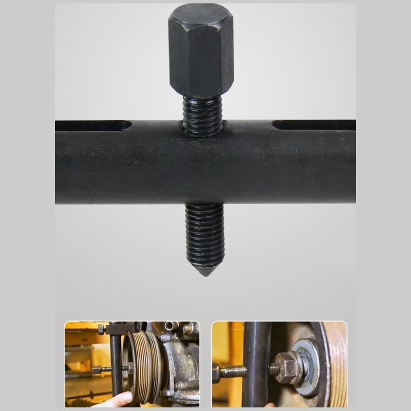 Crankshaft Puller Tool Adjustable Power Steering Pump Pulley Removal Tool Car Maintenance Accessories Pulley Remover