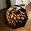 1pc Eagle Head Fashionable Automatic Opening/Closing Folding Umbrella with 8 Iron Bones, Plastic Handle Yy251015075