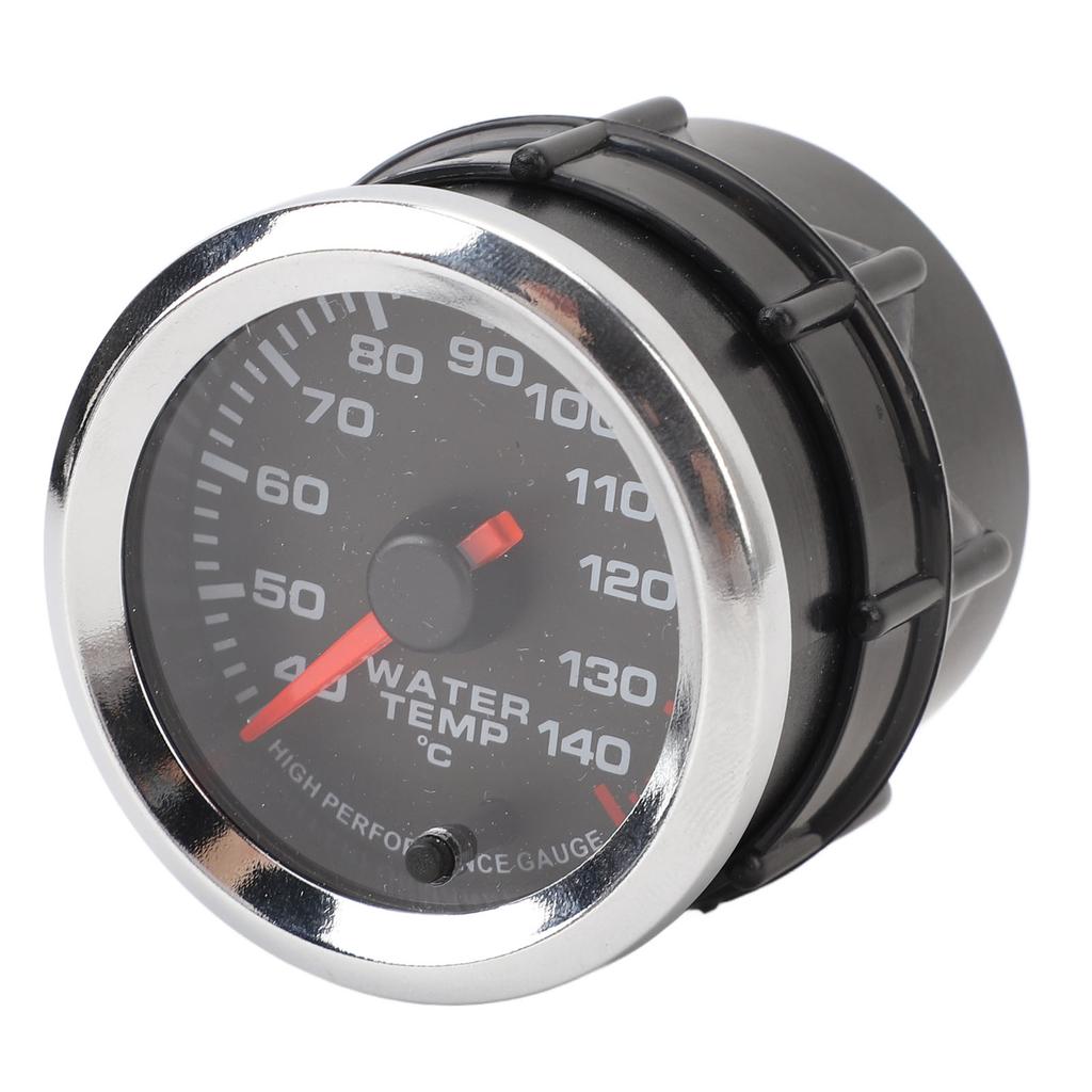 Water Temperature Gauge 2in 40 To 140 Celsius 7 Color Light Water Temp Gauge for Vehicle RV Yacht 12V