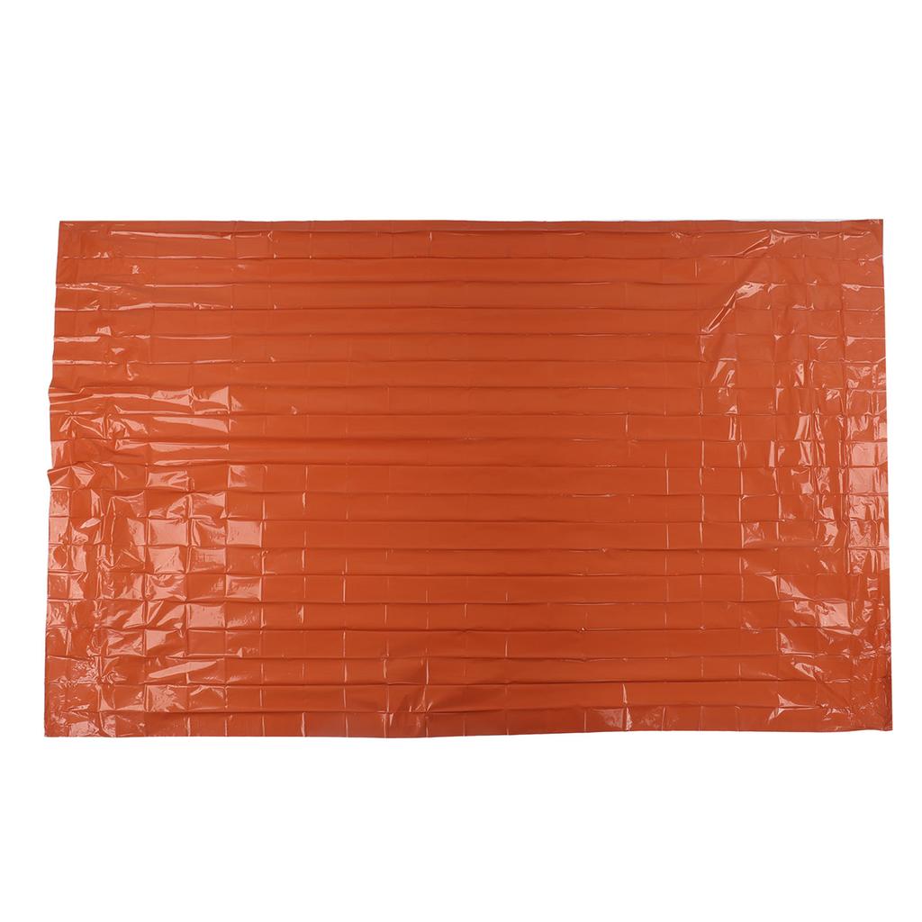 Emergency Blanket Windproof Waterproof Thermal Blanket for Outdoors Camping Hiking Orange