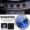NEW Car Clock Luminous Auto Ornament Mini Automobiles Internal Stick-On Digital Watch Mechanics Quartz Clocks Car Accessories