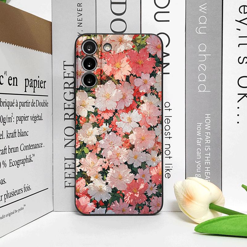 Flowers Printing Beautiful Floral Fragments Phone Case for Motorola Moto Edge 50 Fusion 40 30 Neo G34 E14 G75 G35 G85 Pro Cover