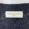 DRIES VAN NOTEN Black wool alpaca cardigan tops M blackUsed
