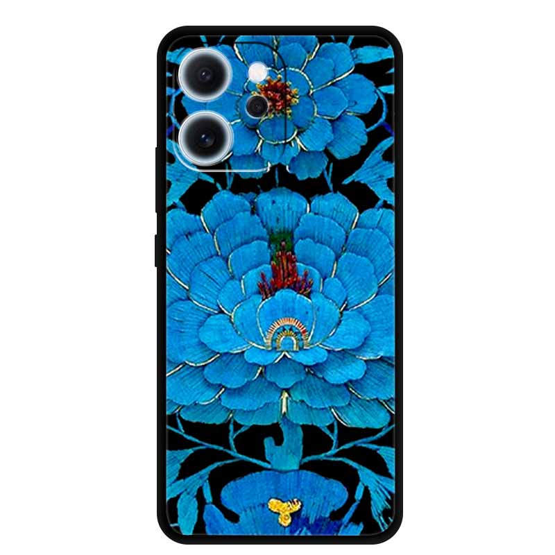 For Oppo Reno15 F Case 3D Flower Emboss Luxury Soft Silicone Phone Back Cover Case For Reno15F Reno 15 F Floral Gift Funda Coque