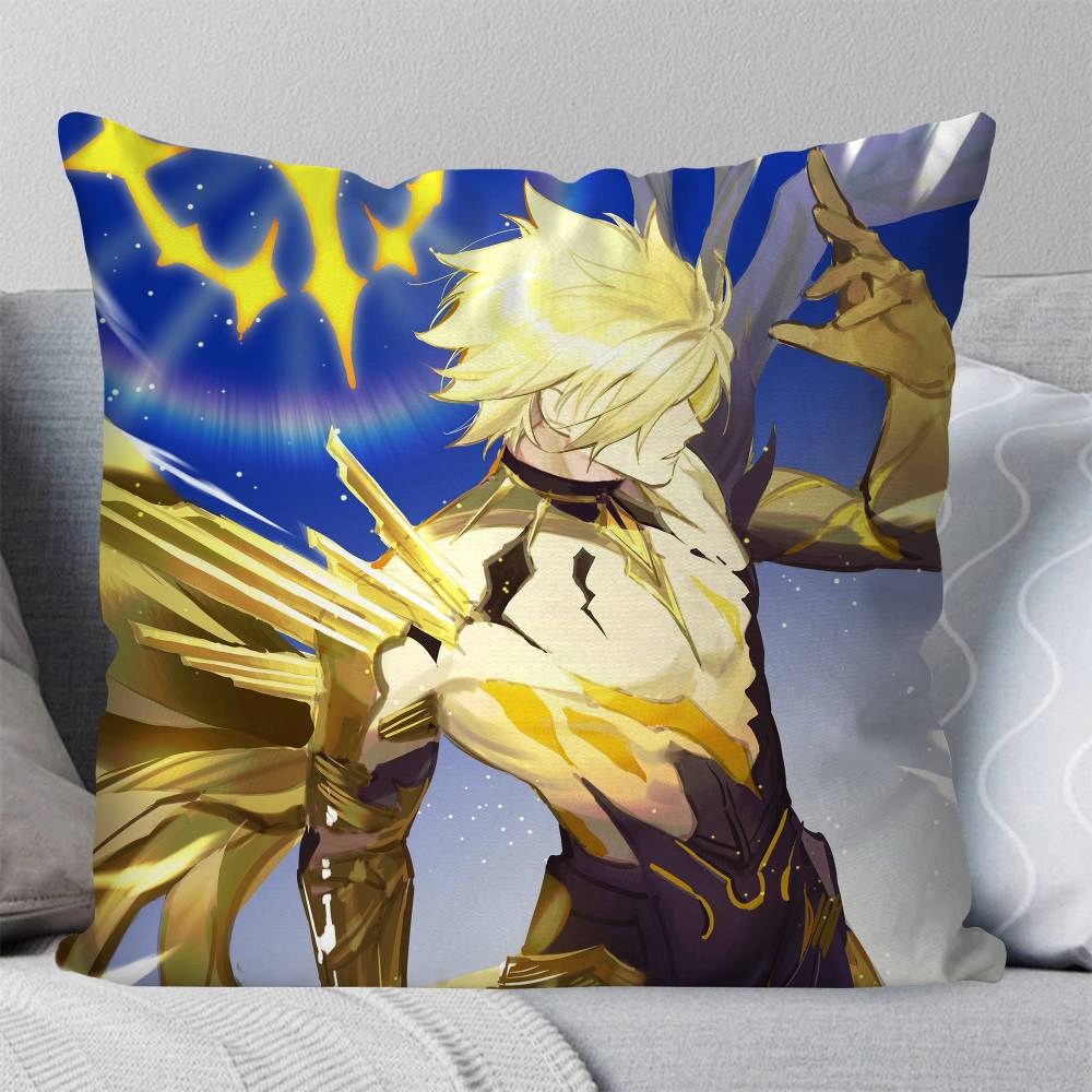 Phainon Anime Hhonkai Star Rail Pillow Case Fashion Square Pillowcase Bedroom Sofa Room Ins Decoration Leisure