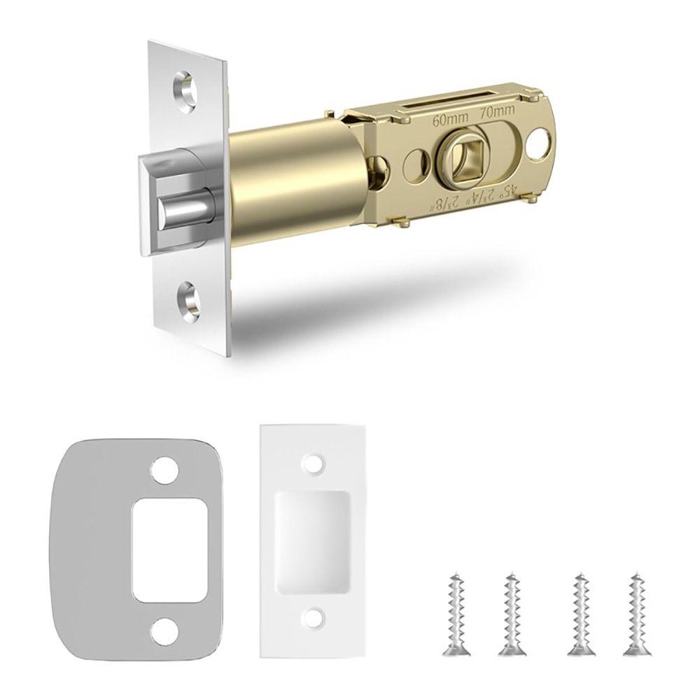 Stainless Steel Door Strike Plate Universal Strike Plate Repair Kit Door Latch Restorer