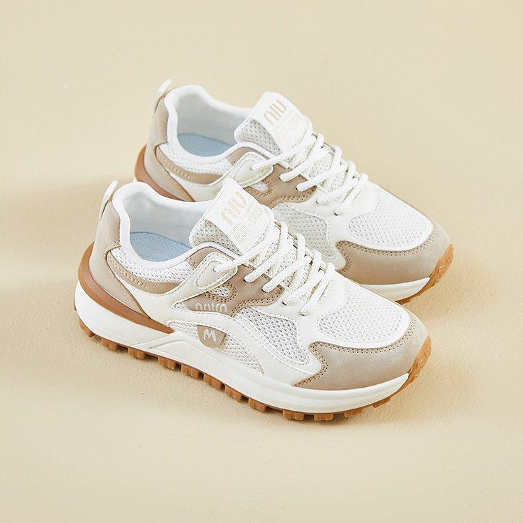 

[youshilai] Forrest Gump sports shoes women s 2025 new spring and autumn versatile lightweight soft-soled shock-absorbing white shoes 35