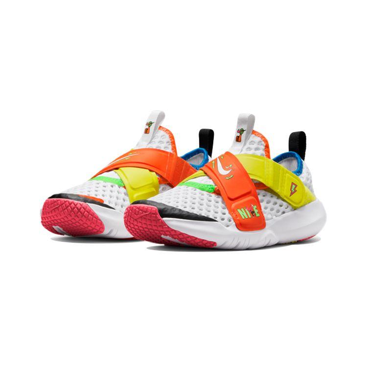Nike Flex Advance BR PS White Multi Kids Sneakers Signal-Blue Light-Grass-Orange Shock-Green DV1754-111