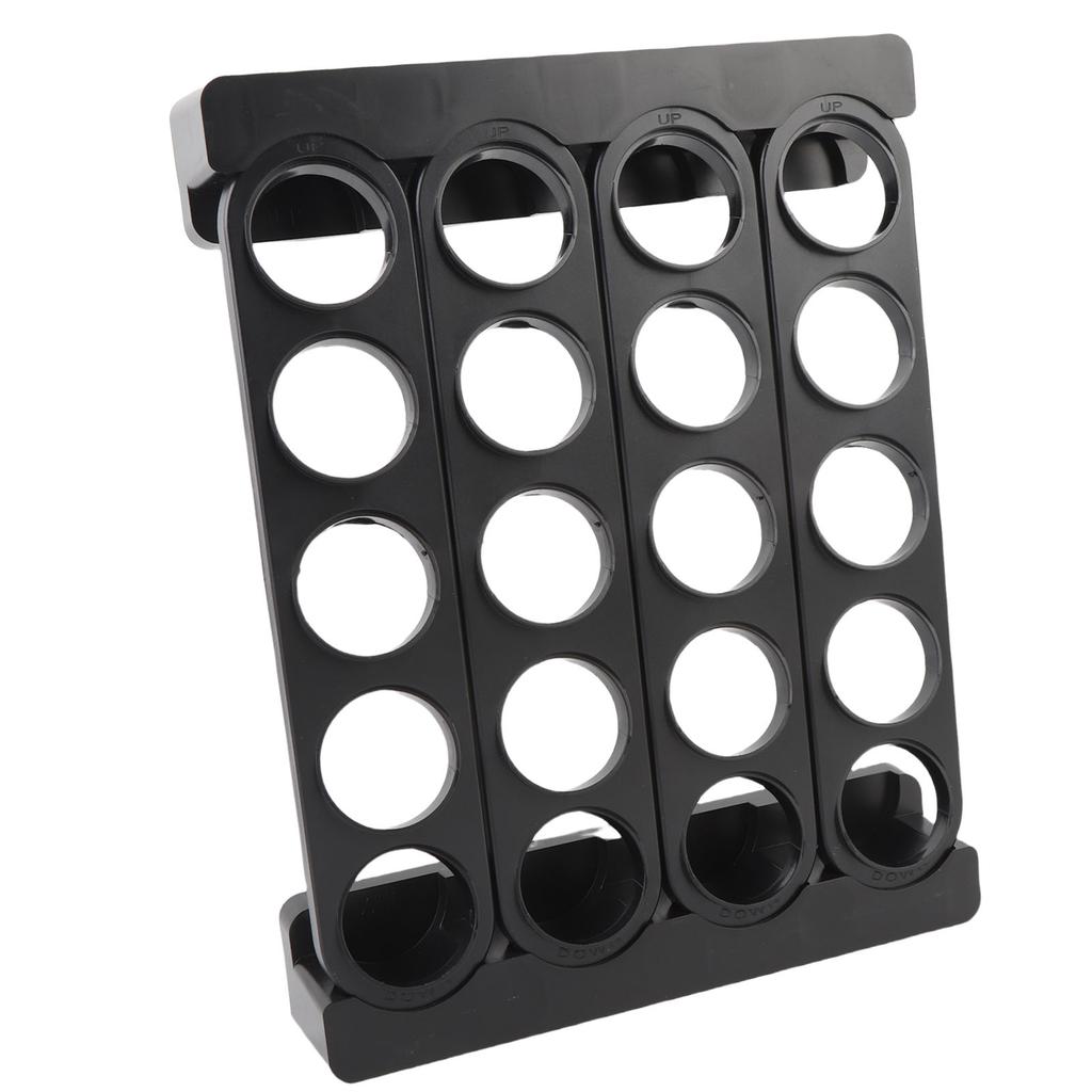 Coffee Capsules Holder Wall Mount Adhesive Storage Rack Coffee Pod Organizer for Kitchen Dormitory
