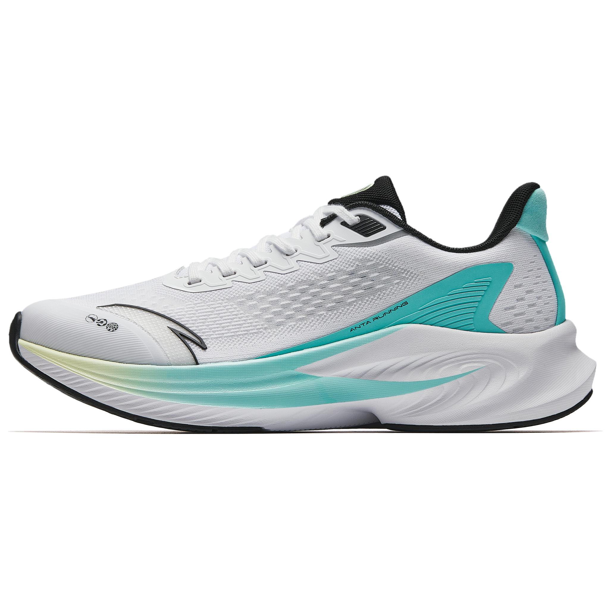 

New Anta Cushioned Anti-Slip And Wear-Resistant Lightweight Low-Top Casual Running Shoes Men s White Blue 912515511-1 44