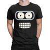 Futurama Face Classic Graphic 100% Cotton T-Shirt Tops Tees For Men