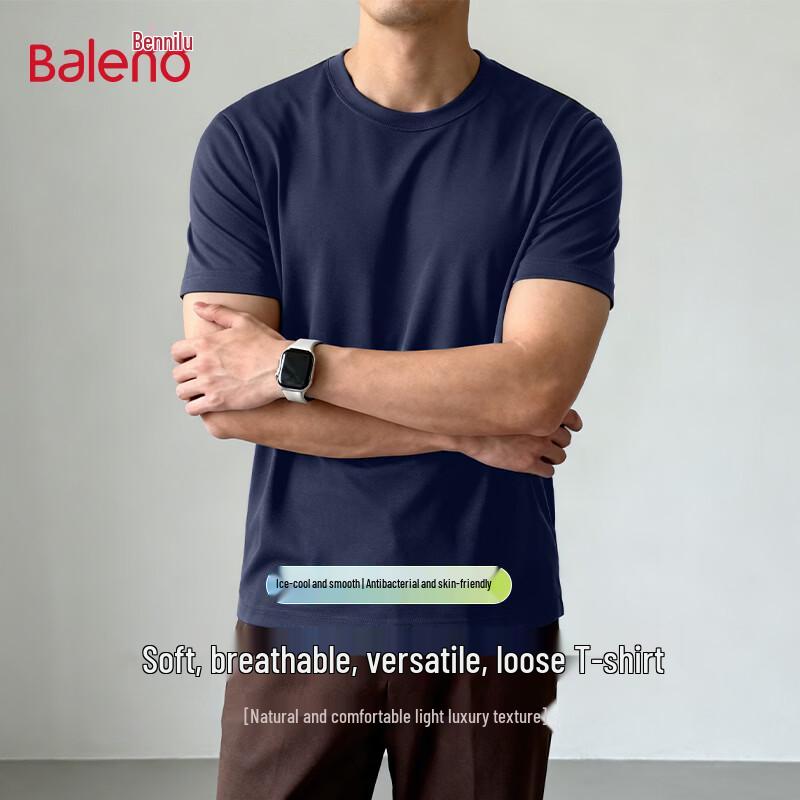 Baleno Men s Cotton Blend Short Sleeve T-Shirt 3XL