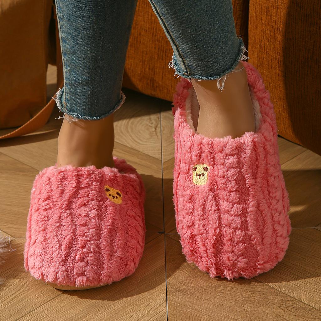 Winter Indoor Slippers Designed for Couples, Featuring Anti-Slip Properties And Warmth
