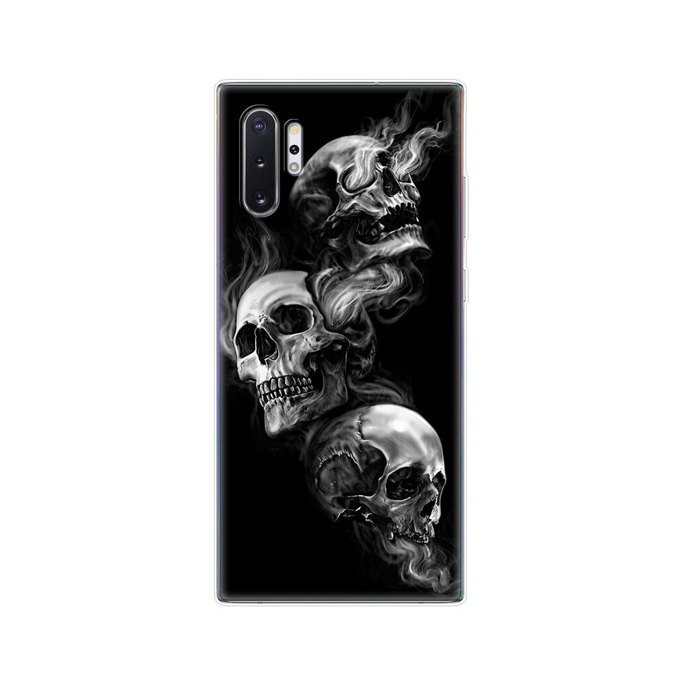 Silikonový kryt na telefon Pro Samsung Galaxy Note 10 Note10 Pouzdro Měkký TPU Zadní kryt Pro Samsung Note 10 plus fundas Coque nárazník