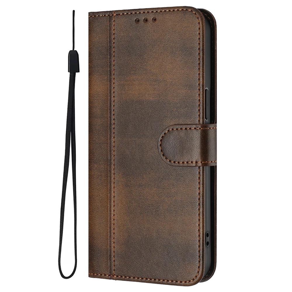 

Retro Leather Flip Phone Wallet Case For TCL 60R 40R 505 503 502 501 408 406 405 403 305 50 XE Pro NxtPaper 40 XL SE 30 LE Cover TCL 30 LE T602DL
