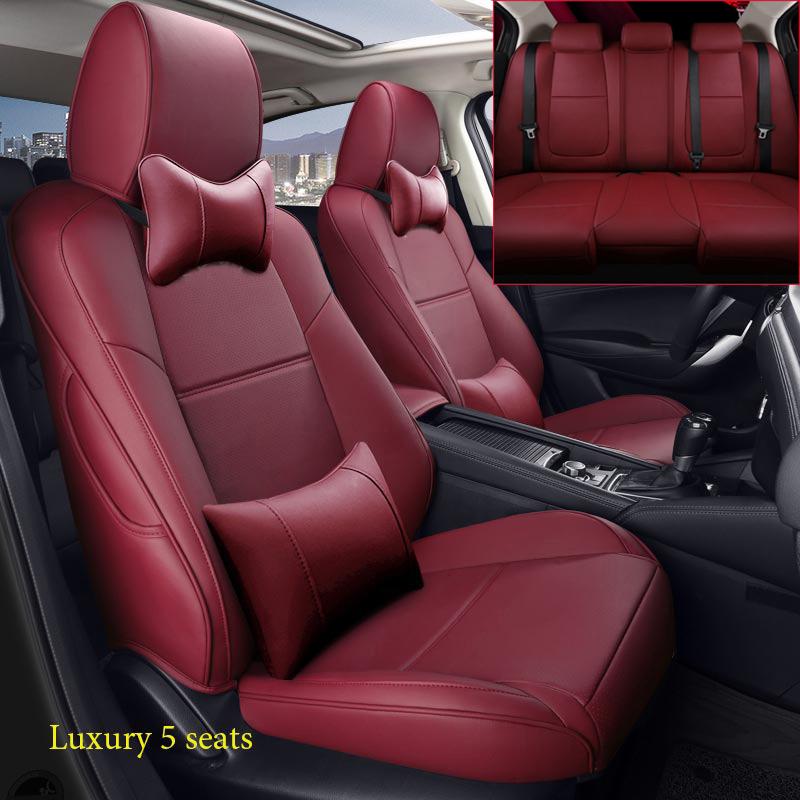 Custom Leather Upholstery Car Seat Covers For Mazda CX-30 2020 2025 2025 2025 2025 Seat Cover Cushion Airbag Compatibility