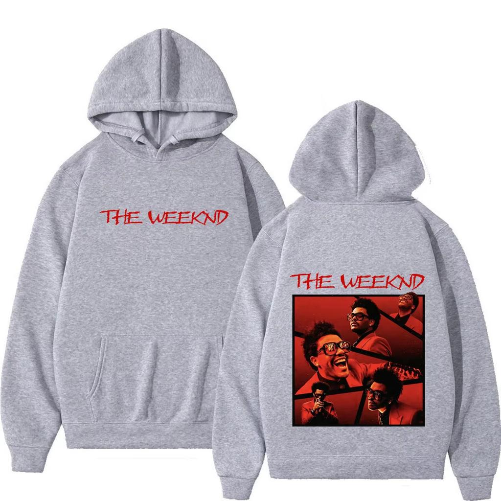 2026 Hot Sale The Weeknd After Hours Til Dawn Album Tour 2026 Print Hoodie Unisex Harajuku Hip Hop Punk Hoodie