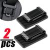 2Pcs Carbon Fiber Car Safe Belt Stabilizer Limiter Auto Interior Universal