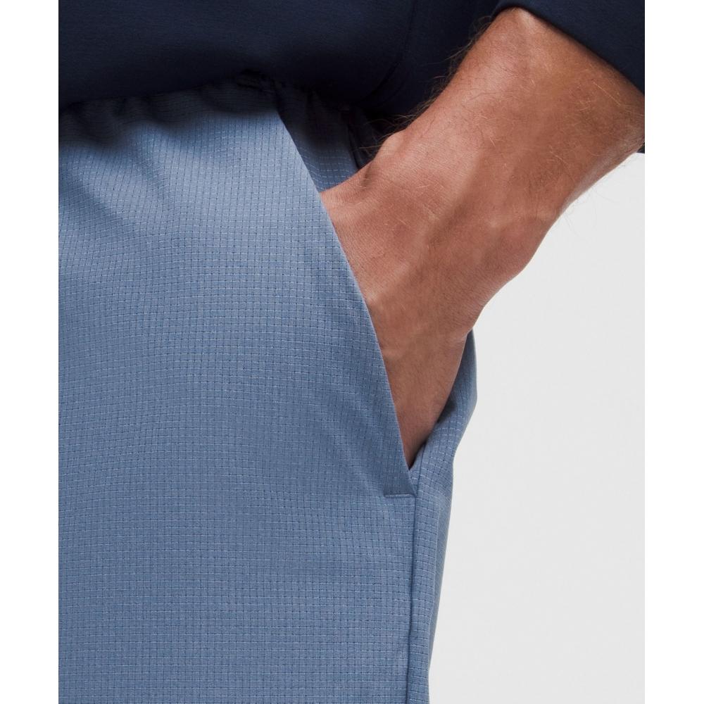 LululemOn Abc Wovenair Pull On Short 7  Washed Denim