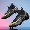 Neue Herren Fußballschuhe Hochwertige Rutschfeste Fußballschuhe für Ultraleicht Hoher Knöchel Outdoor Sport Sportschuhe Innenbereich Futsal Rutschfest