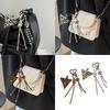 Llavero Charm de Cuerda Trenzada para Bolso Accesorios Decorativos de Moda para Bolso de Mano Mochila Decoraciones Llavero Estético Regalos