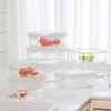 GLASSLOCK Rectangular Tempered Glass 3-Piece Food Storage Set